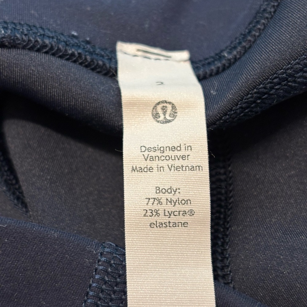 lululemon athletica Women's BlueLeggings‎ Sz 2 - Picture 5 of 6